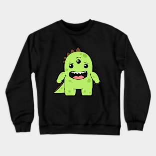 Cute Monster Design Crewneck Sweatshirt